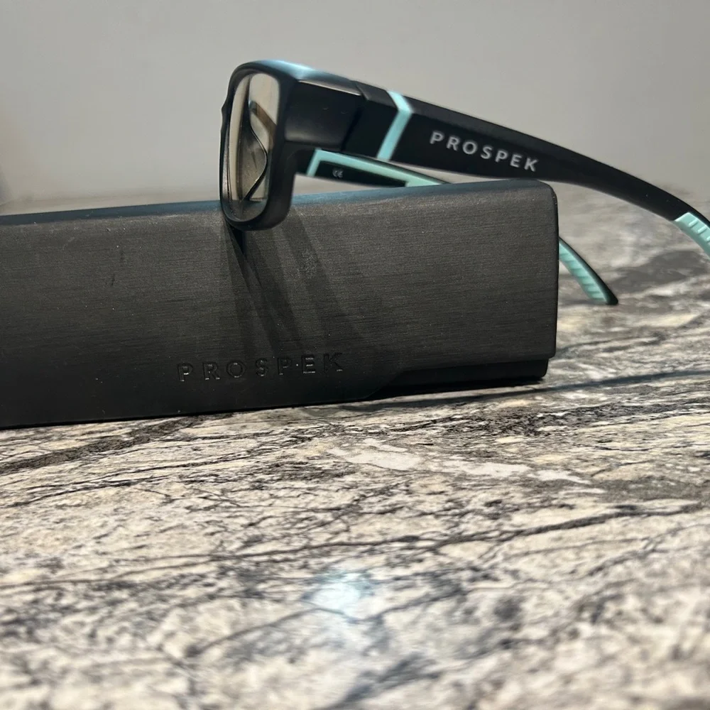 Prospek Black and Blue ready to wear Glasses clear lens